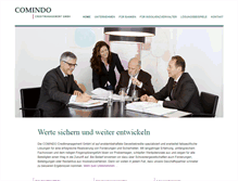 Tablet Screenshot of comindo.de